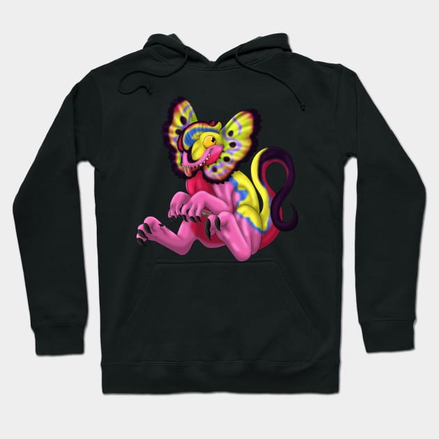 Dilophosaurus: Candifloss Hoodie by spyroid101